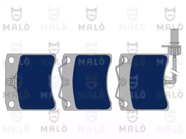 MALO 1050770 -  Комплект тормозных колодок, дисковый тормоз