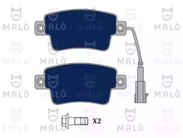 MALO 1050916 -  Комплект тормозных колодок, дисковый тормоз