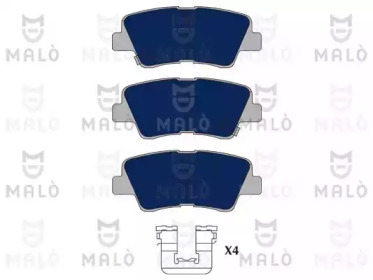 MALO 1050962 -  Комплект тормозных колодок, дисковый тормоз