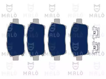 MALO 1051017 -  Комплект тормозных колодок, дисковый тормоз