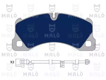 MALO 1051036 -  Комплект тормозных колодок, дисковый тормоз