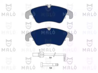 MALO 1051087 -  Комплект тормозных колодок, дисковый тормоз