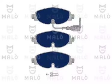 MALO 1051093 -  Комплект тормозных колодок, дисковый тормоз
