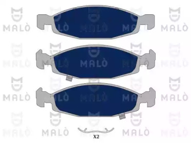 MALO 1051097 -  Комплект тормозных колодок, дисковый тормоз