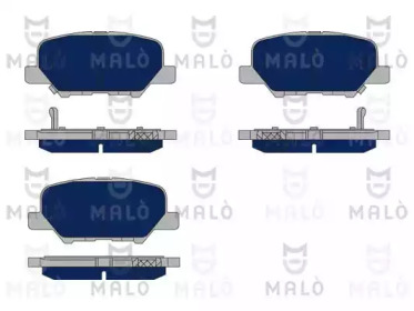 MALO 1051160 -  Комплект тормозных колодок, дисковый тормоз