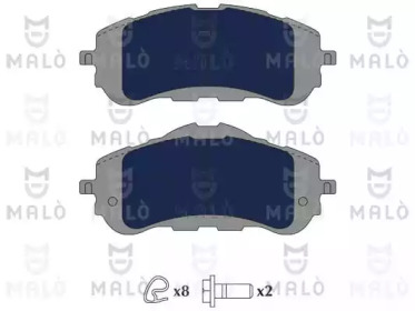 MALO 1051167 -  Комплект тормозных колодок, дисковый тормоз