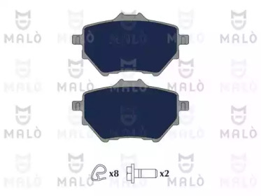 MALO 1051168 -  Комплект тормозных колодок, дисковый тормоз