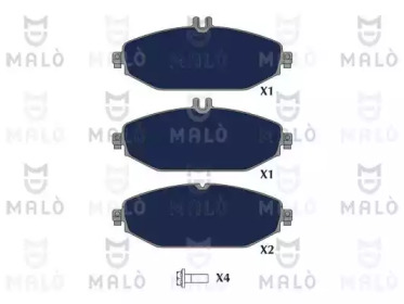 MALO 1051170 -  Комплект тормозных колодок, дисковый тормоз