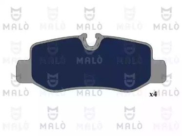 MALO 1051175 -  Комплект тормозных колодок, дисковый тормоз