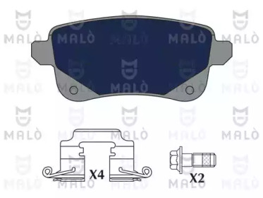 MALO 1051177 -  Комплект тормозных колодок, дисковый тормоз
