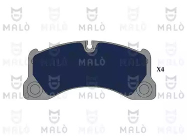 MALO 1051186 -  Комплект тормозных колодок, дисковый тормоз