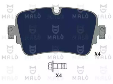 MALO 1051187 -  Комплект тормозных колодок, дисковый тормоз
