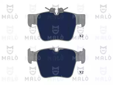 MALO 1051193 -  Комплект тормозных колодок, дисковый тормоз