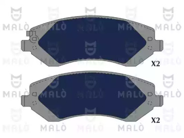 MALO 1051200 -  Комплект тормозных колодок, дисковый тормоз