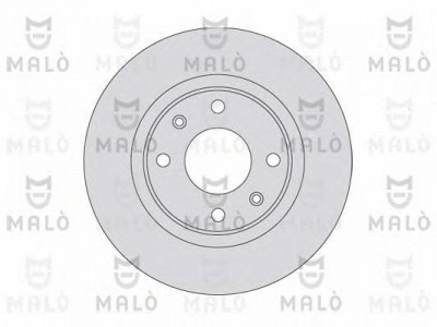 MALO 1110184 -  Тормозной диск