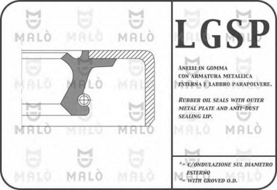 MALO 621pfl -  Уплотняющее кольцо, дифференциал