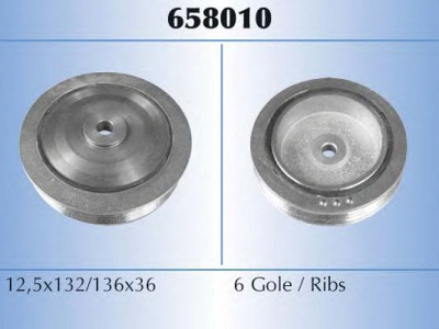 MALO 658010 -  Ременный шкив, коленчатый вал