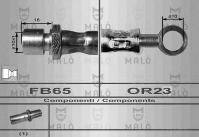 MALO 80111 -  Тормозной шланг