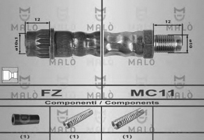 MALO 80211 -  Уплотняющее кольцо, дифференциал