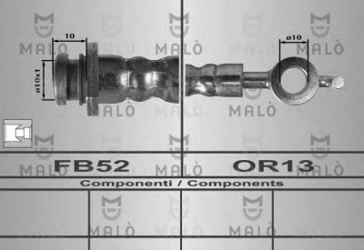MALO 80260 -  Тормозной шланг