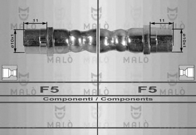 MALO 8061 -  Тормозной шланг