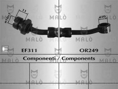 MALO 80776 -  Тормозной шланг