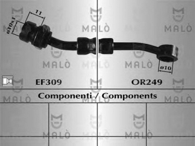 MALO 80777 -  Тормозной шланг