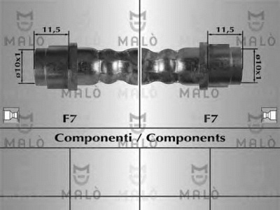 MALO 81065 -  Тормозной шланг