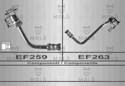 MALO 8398 -  Тормозной шланг