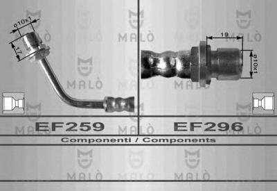 MALO 8402 -  Тормозной шланг