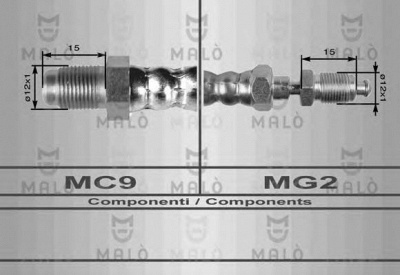 MALO 8440 -  Шланг сцепления