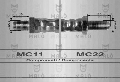 MALO 8456 -  Тормозной шланг