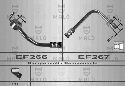 MALO 8465 -  Тормозной шланг
