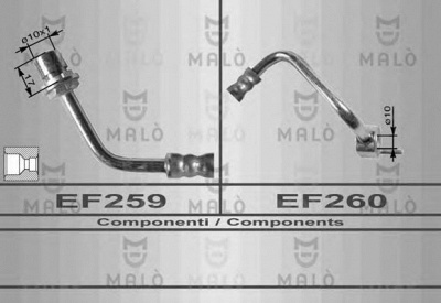 MALO 8468 -  Тормозной шланг