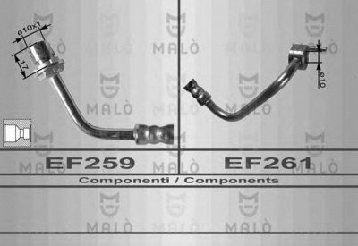 MALO 8469 -  Тормозной шланг
