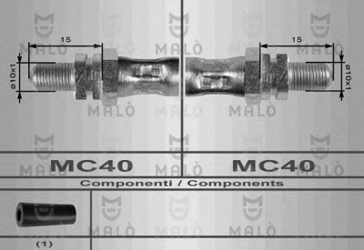 MALO 8565 -  Тормозной шланг