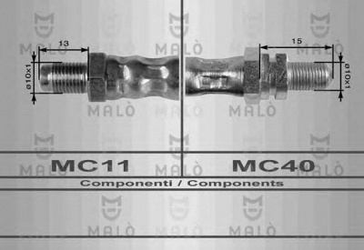 MALO 8600 -  Тормозной шланг