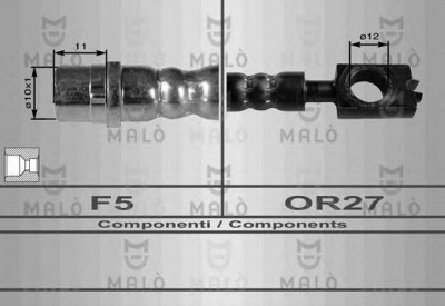 MALO 8968 -  Тормозной шланг