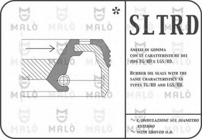 MALO 948rdac -  Уплотняющее кольцо, дифференциал