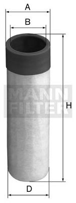 MANN cf360 - Фильтр добавочного воздуха