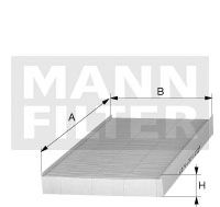 MANN cu20001 - Фильтр воздуха в салоне