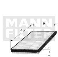 MANN cu30581 -  Фильтр воздуха в салоне