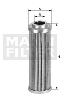 MANN hd5718 -  Фильтр, Гидравлическая система привода рабочего оборудования