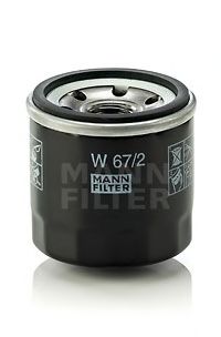 MANN w672 -  Масляный фильтр