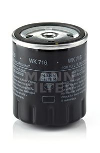 MANN wk716 -  Топливный фильтр