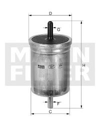 MANN wk7181 - Топливный фильтр