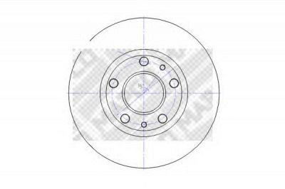 MAPCO 15037 -  Тормозной диск
