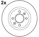 MAPCO 151162 -  Тормозной диск