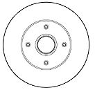 MAPCO 15124 -  Тормозной диск