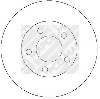 MAPCO 15283 -  Тормозной диск
